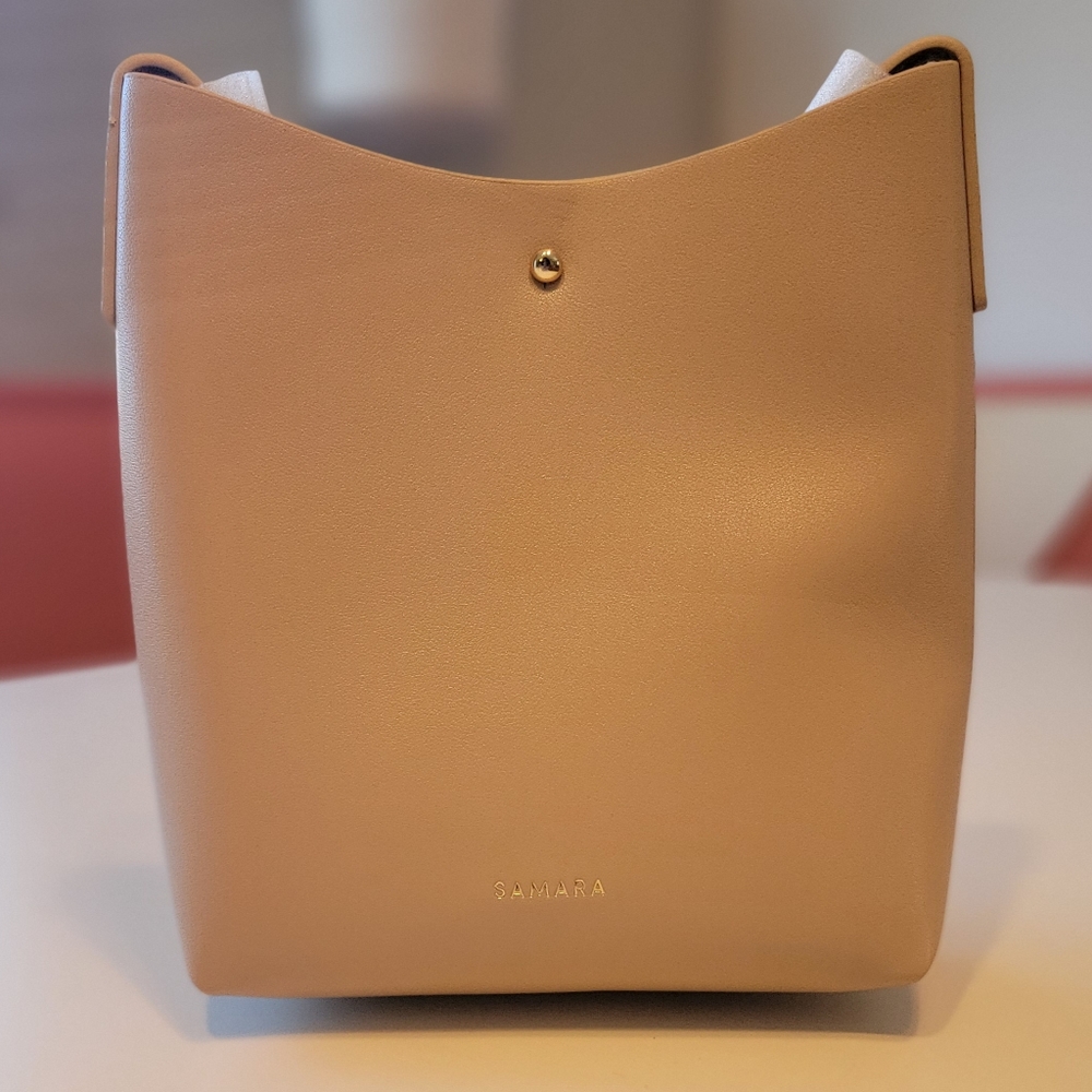 New Samara Vegan Leather Shoulder Bag